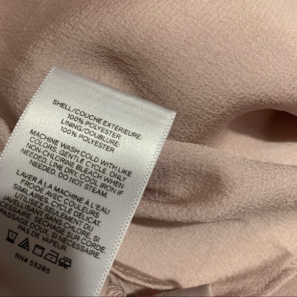 Nwt Express Asymmetrical Blush Pink Halter Dress - Picture 10 of 10